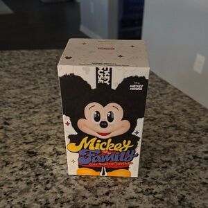 Popmart Disney Mickey Family Keychain Box - Black and Yellow unopened.